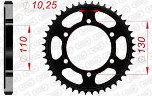 Зірка AFAM 530 Steel Chainwheel - Yamaha [Black], 43z 12813-43