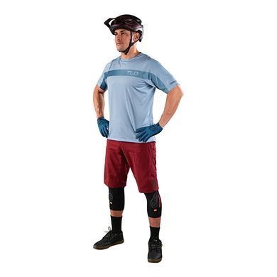 Джерси TLD SKYLINE SS JERSEY JET FUEL [ICE BLUE / RED] M 319420023