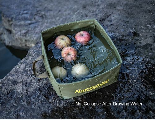 Відро складне Naturehike Square bucket 13л NH19SJ007 Yellow 6927595739075