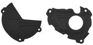 Комплект защиты Polisport Clutch & Ignition Cover - Yamaha [Black] 90943