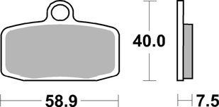 Гальмівні колодки Renthal RC-1 Works Brake Pads, Sintered BP-117