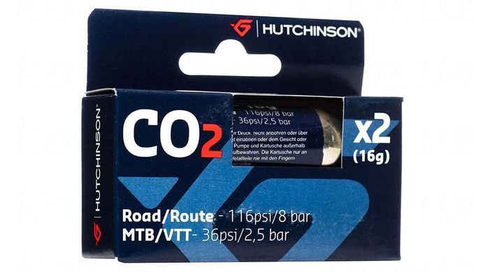Сменный баллон CO2 Hutchinson Recharge C02 х 2 (16 г) AD60223