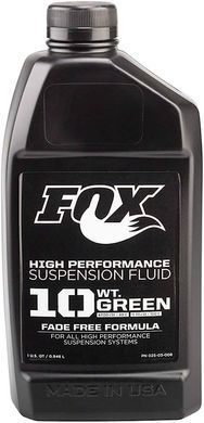 Олива FOX Suspension Fluid 10WT Green 946ml (32 oz)  025-03-008