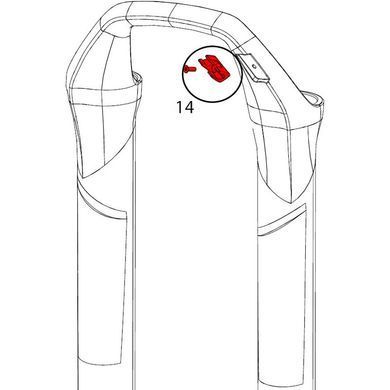 Направляюча гідролінії RockShox Hydraulic Hose Guide Lower Leg (2010+) 11.4015.534.011