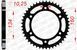 Зірка AFAM Steel Sprocket 525 [Black], 43z 10617-43