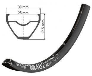 Обод DT Swiss M 462 27.5x25мм 28отв. RDM04665028S011507