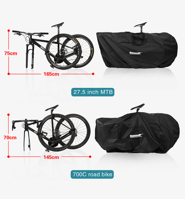 Велочохол Rhinowalk MTB 27 Light RM262 Black RW117